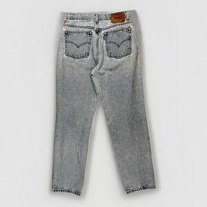 Vintage Levis 512 Jeans Womens 12 Light‎ Wash Grunge Slim Fit Straight Leg 90s